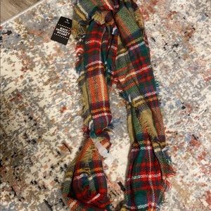 brand new plaid scarf infinity